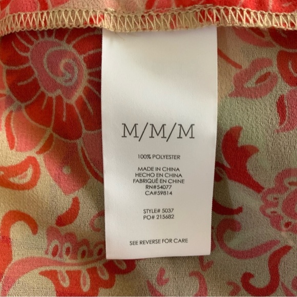 Cabi Vita Sleeveless Pink Tan Sheer Top Size Medium - Picture 9 of 10